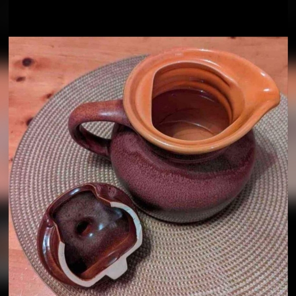 Vintage MCM Beauceware Quebec Pottery Teapot - Picture 3 of 4